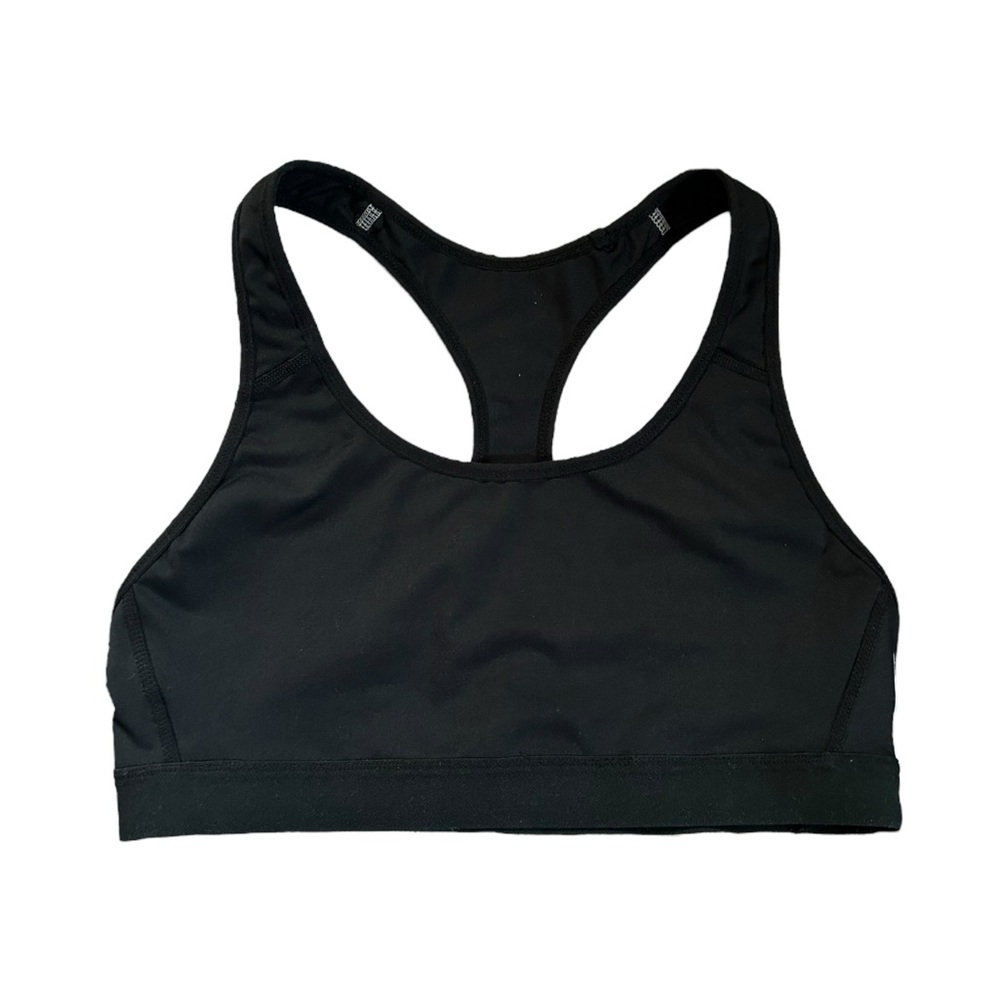 Champion C9 Racerback Duodry Sports Bra Black Sporty Active Fitness Yoga Large